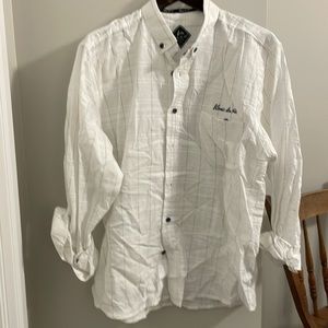 Blanc du Nil button down